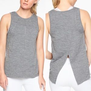 Athleta Grey Heather Foothill Heather Tank XL